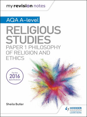 cover image of My Revision Notes AQA A-level Religious Studies